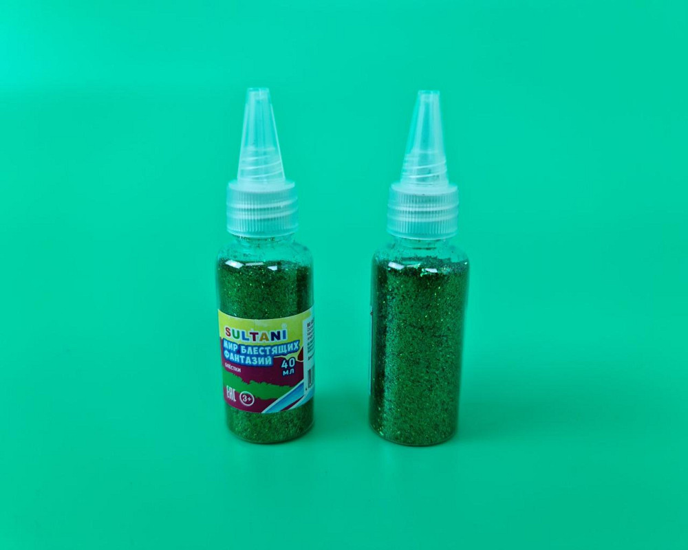 Набір для дитячої творчості "Блискітки" зелений (1 шт.) Харків - фото 1