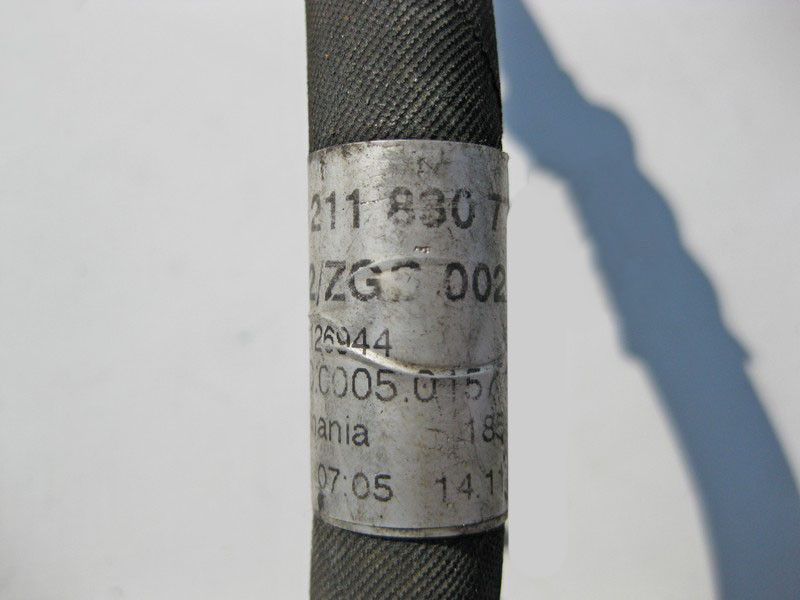 Mercedes-Benz  A2118307715 Трубка кондиціонера для двигуна M272 V6 3.0л 3.5л E-Class W211 S211 Одеса - фото 4