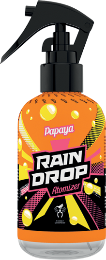 Ароматизатор для авто спрей "Rain Drop" Papaya (Папая) 200мл Tasotti Київ - фото 1