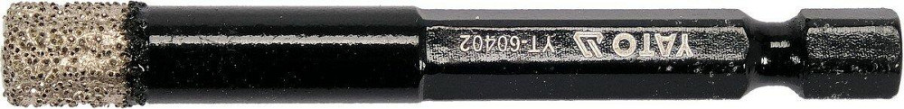 Свердло з алмазним пругом YATO, Ø= 8 мм, l= 65/10 мм, з 6-гран. шпинделем- 1/4" [50/200] Одеса - фото 1