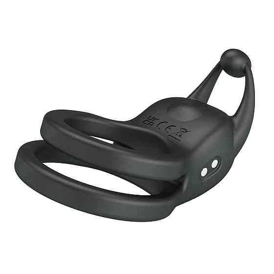 Кільце ерекційне Pretty Love - Goodwin Vibrating Double Penis Ring, BI-210222 Sex Aura Київ