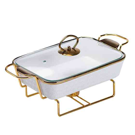 Марміт порцелянаовий на 1 літр на металевій підставці HP1013 Коломыя