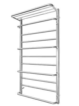 Водяной полотенцесушитель Mario INOX Люксор 1170х630/600 с полкой Киев