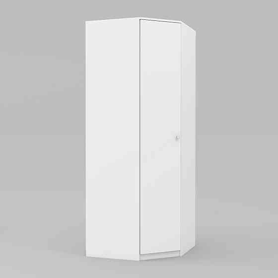 Тумба офисная F-2 угловая, Белый, 800/800/2100 Львов