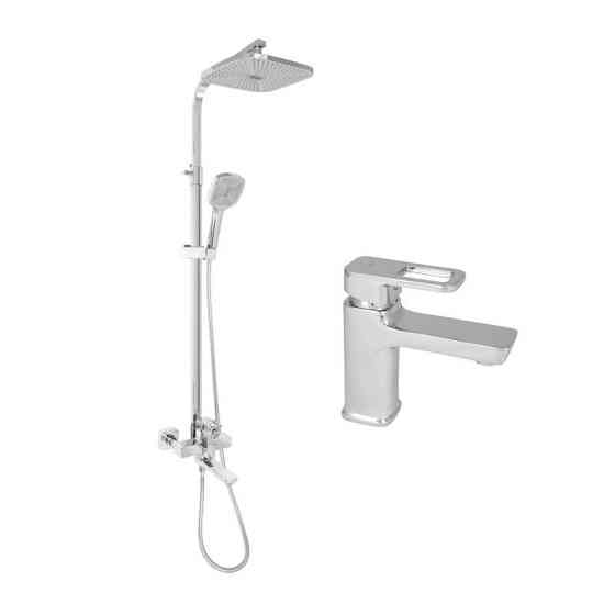 Набор смесителей Wawel 001 + Wawel 1030 Chrome Киев