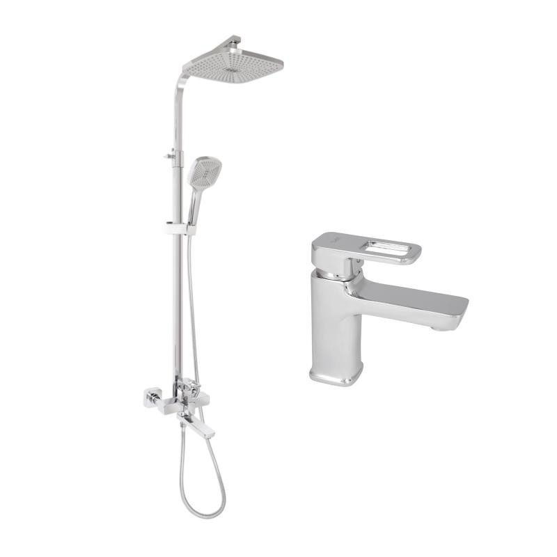 Набор смесителей Wawel 001 + Wawel 1030 Chrome Киев - изображение 1