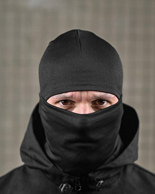 Літня балаклава CoollMax чорна ВТ7481 Одеса - фото 2