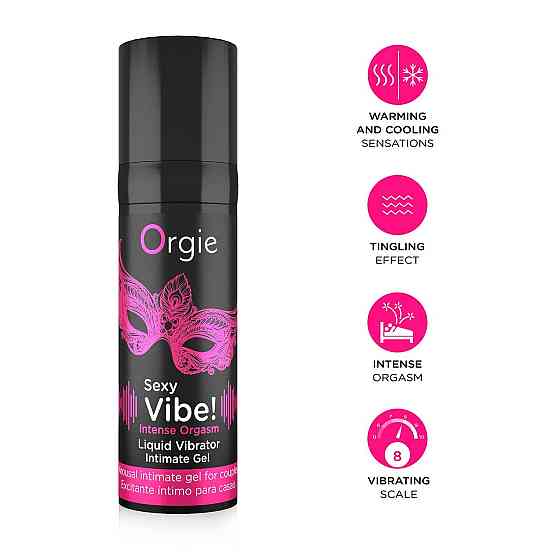 Рідкий вібратор Orgie - Sexy Vibe! Intense Orgasm (15 мл) Sex Aura Київ