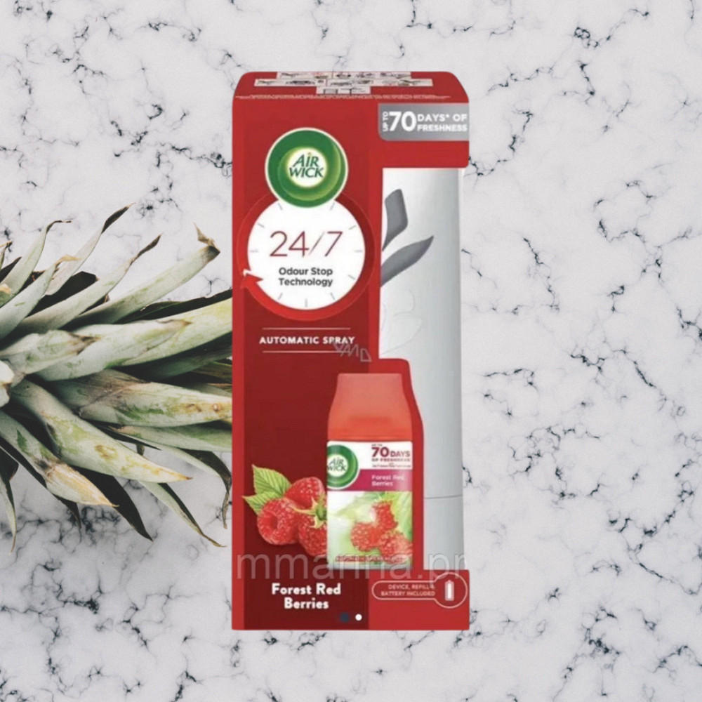 Автоматический освежитель воздуха Air Wick Freshmatic Life Scents + сменный блок Лесные ягоды 250 мл Виноградов - изображение 2