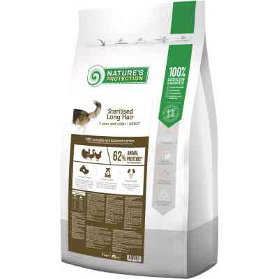 Сухий корм для кішок Nature&apos;s Protection Sterilised Long Hair 7 кг (NPS45780) Вінниця