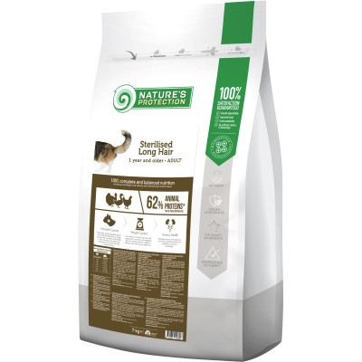 Сухий корм для кішок Nature&apos;s Protection Sterilised Long Hair 7 кг (NPS45780) Вінниця - фото 1