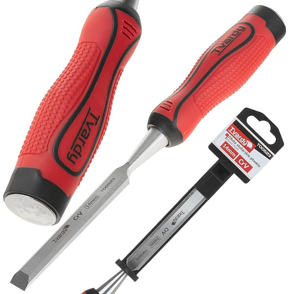 Стамеска "Tvardy" ударна з хромо-ванадієвої сталі CrV 14 мм Київ - фото 1