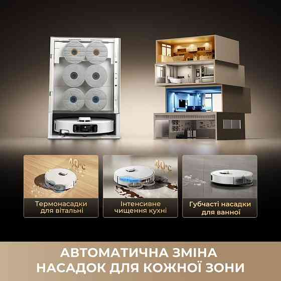Робот-пилосос Dreame Bot Matrix 10 Pro Black (RLM61HE-Bl) ( 11106 ) Харків