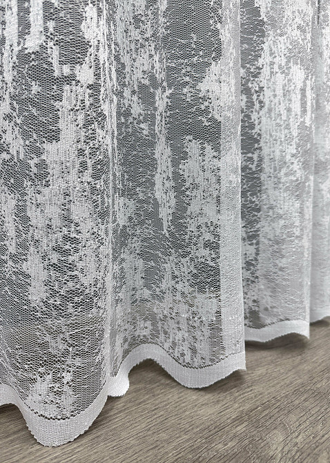 Тюль VR-Textil 703т Мармур Al-1 Жакард Білий 550х270 см (49-345) Київ - фото 8