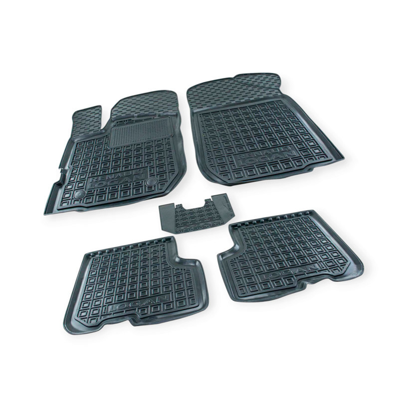 Килимки Рено logan 2020-> борт 2,5 см, з перемичкою салону Мукачево - фото 1