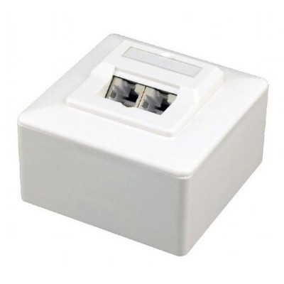 Комп'ютерна розетка RJ45x2 FTP, cat.6 Cablexpert (MWS-2S6-01) Вінниця - фото 1