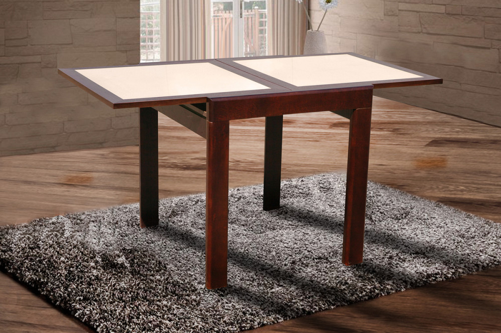 Стіл обідній Онікс (710 (1420))*790, горіх темн. Київ - фото 1