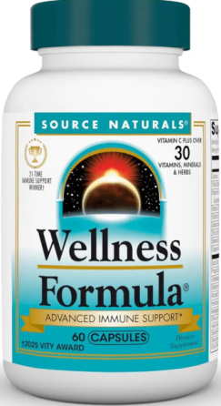 Захист імунітету Source Naturals Wellness Formula 60 капс Київ