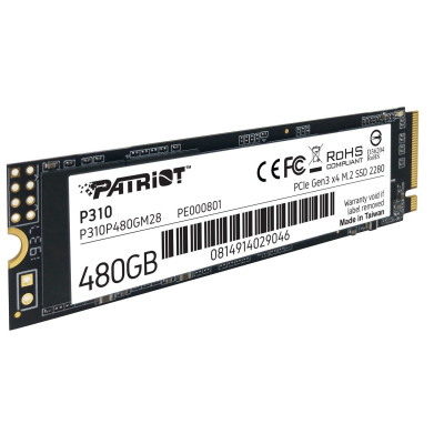 Накопитель SSD M.2 2280 480GB Patriot (P310P480GM28) Винница - изображение 2