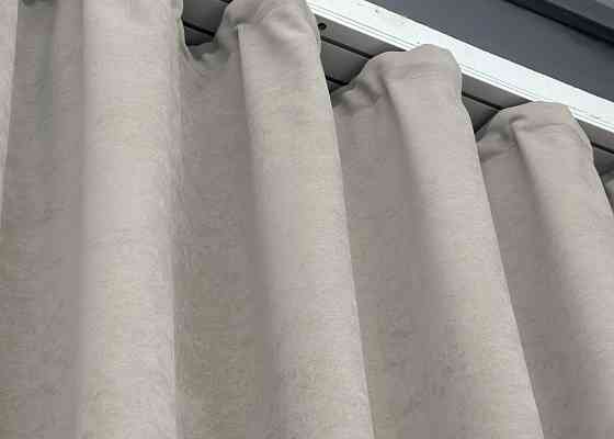 Шторная ткань микровелюр Petek YL цвет светло-серый 1803ш Киев