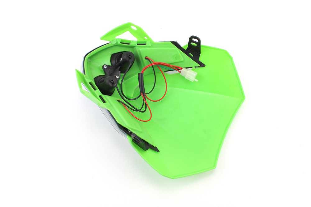 пластик - обтічник + фара, ЗЕЛЕНИЙ, тип 2 Київ - фото 2