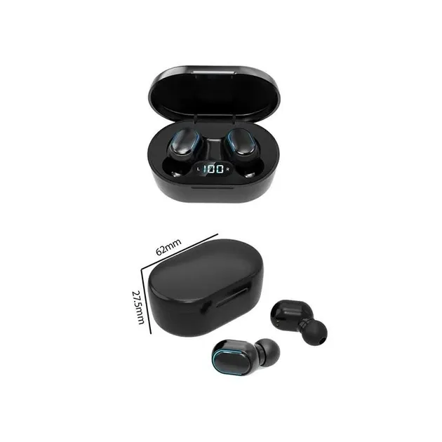 Беспроводные наушники TWS E7s y Bluetooth 5.0 с кейсом Черный Запорожье - изображение 2