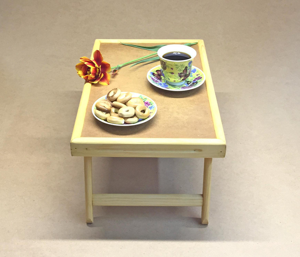 Столик-піднос для сніданку "Даллас" ваніль Миколаїв - фото 3