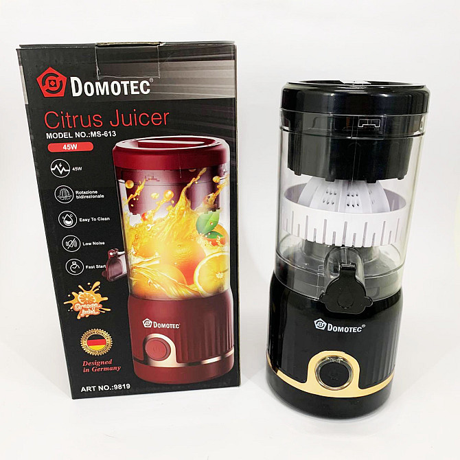 Соковыжималка для фреша Domotec, Электрическая соковыжималка для апельсинов профи TK-36 Одесса - изображение 4