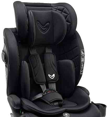 Автокрісло VELANO Flexo i-Size 76–150 см, ISOFIX + Top Tether/ремінь, black Київ