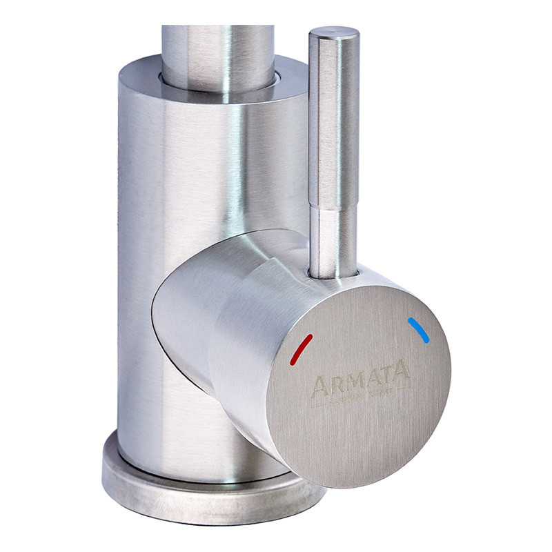 Кухонний змішувач Armata SUS-011 з нержавіючої сталі (CH6187) Харків - фото 3