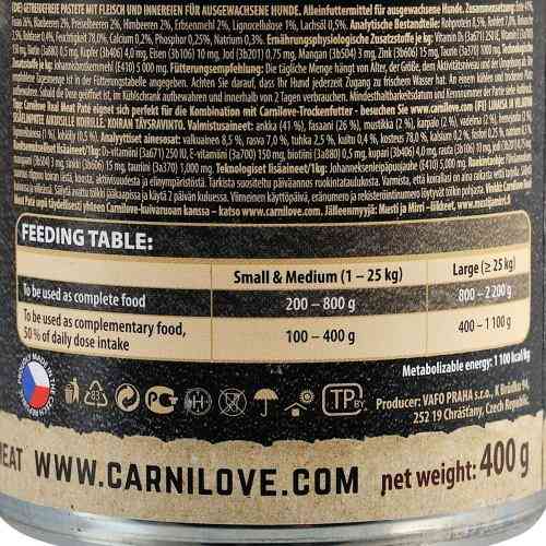 Корм вологий Carnilove Dog k консерви для собак з качкою та фазаном 400 г Київ