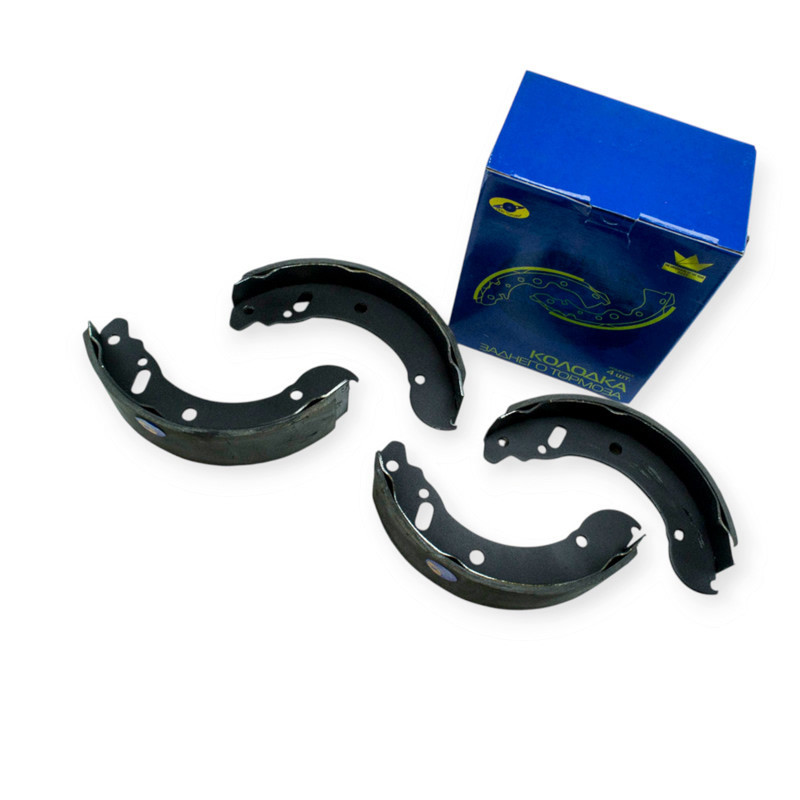 Колодки ГАЗ 3302, 2705, 2217 задні (к-кт 4 шт) гальмівні Мукачево - фото 1