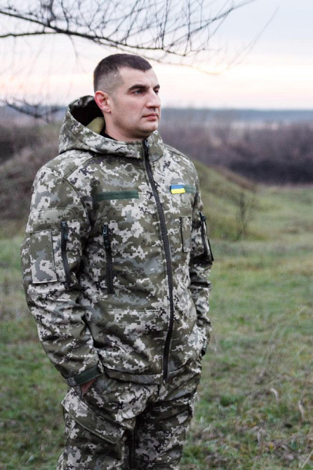 Тактична зимова куртка з капюшоном  Softs Hell +5°С, -20°С піксельна  водонепронекна куртка WAR Львів - фото 2