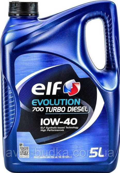 Мастило моторне напівсинтетичне ELF EVOLUTION 700 TD A3 / B4 10W-40 5L Київ - фото 1