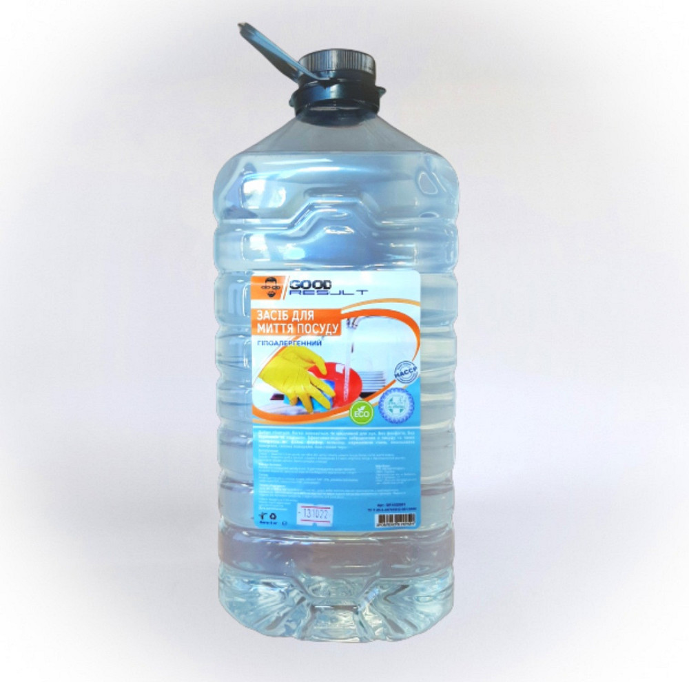 Средство для мытья посуды GOOD RESULT Гипоаллергенное, 0,5 л Павлоград - изображение 1