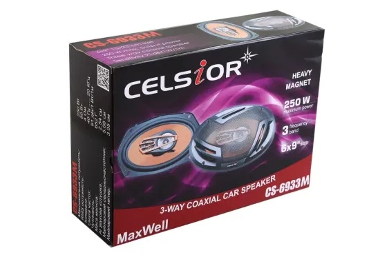 Автоколонки 6 х 9 250 Вт 3-полосные Celsior Maxwell Винница