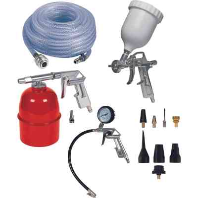 Набор инструментов Einhell пневмоаксессуаров 13 шт (4132776) Винница