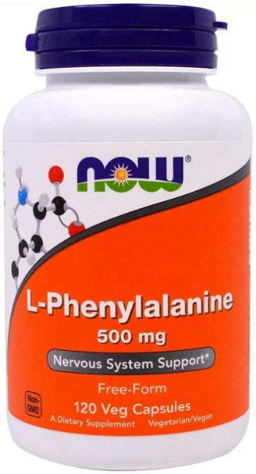 Фенілаланін Now Foods L-Phenylalanine 500 мг 120 вег капсул Київ - фото 1