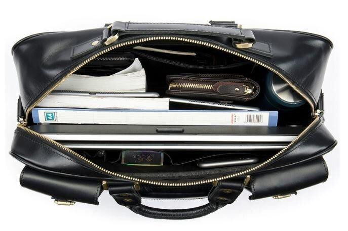 Сумка чоловіча Vintage 14756 Чорна Київ - фото 1