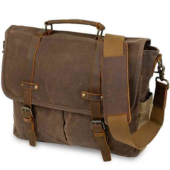 Сумка-портфель на плече Vintage 20116 Коричнева Київ