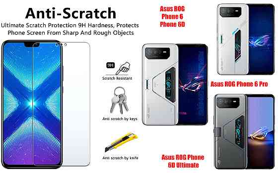Защитное стекло NeoGlass для Asus ROG Phone 6, 6D, 6 Pro, 6D Ultimate – ультрапрозрачное и устойчивое Киев