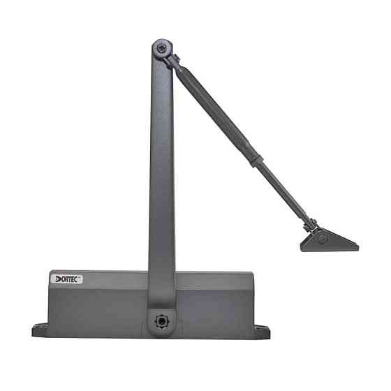 Дверний доводчик Dortec DT-65H Graphite з фіксацією дверей у відчиненому положенні (63-00057) Київ