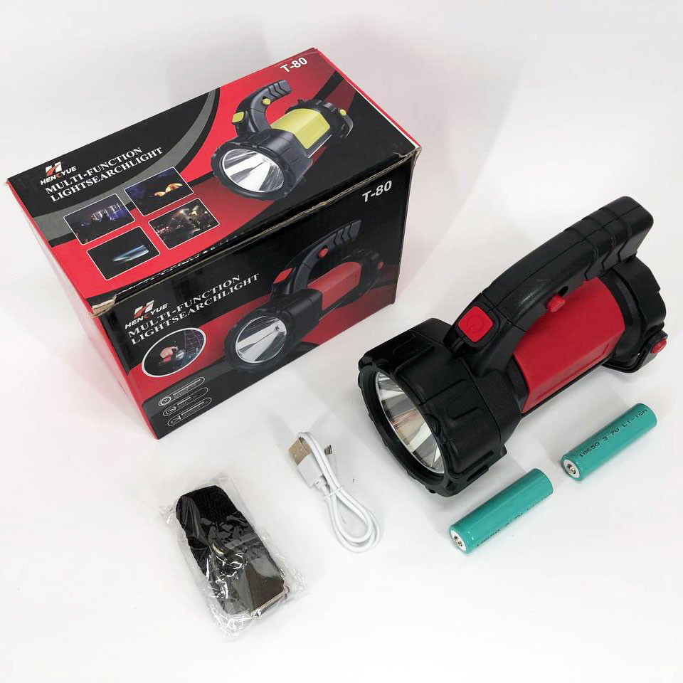 Ліхтар переносний з батареєю T80C-5W+COB, Ліхтар для кемпінгу акумуляторний Діодний кемпінговий LU-22 Львів - фото 6