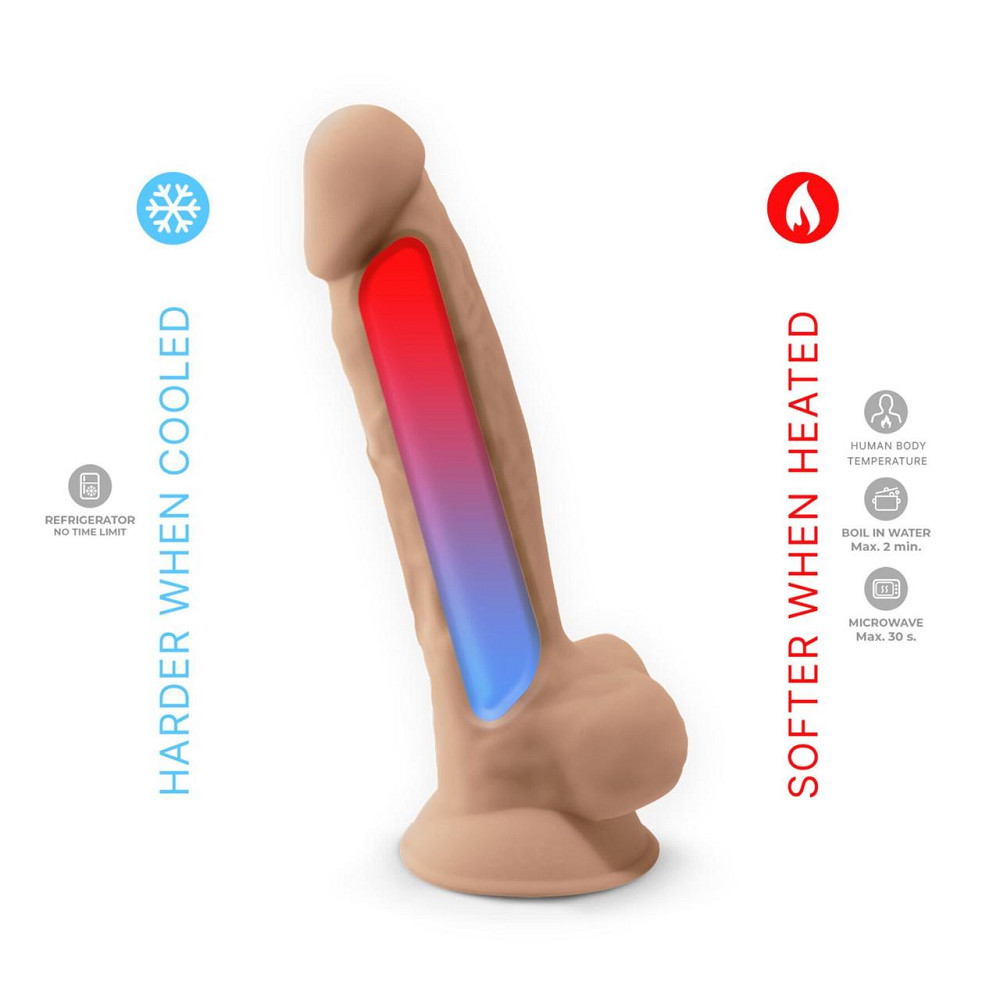 Фаллоимитатор SilexD Tomas Flesh (MODEL 1 size 9in), двухслойный, силикон+Silexpan, диаметр 4,9см Sex Aura Киев - изображение 5
