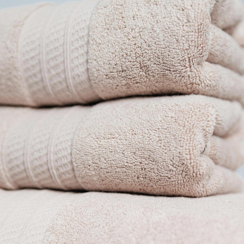 Набор Махровых полотенец , Махра,Бежевый,50/90 и 70/140 Киев - изображение 4