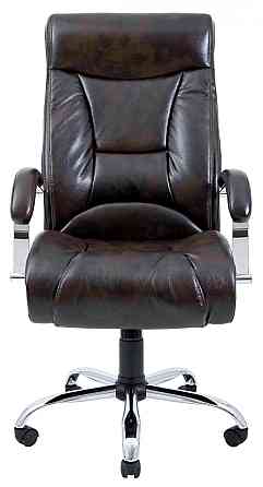 Офісне Крісло Керівника Richman Magistr Titan Dark Brown Хром М3 MultiBlock Коричневий Київ