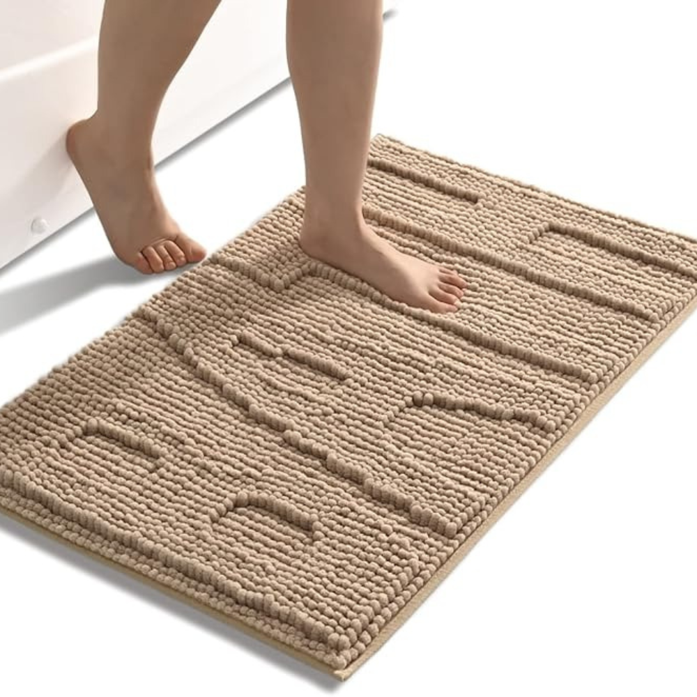 Коврик для ванной и душа коврик для ног в ванную комнату,микрофибра,атискользящий 50х80 см,