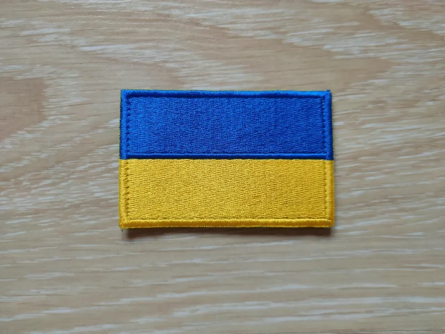 Нашивка на одежду Флаг Украины на липучке Киев - изображение 1