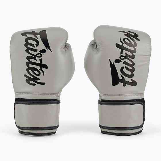 Боксерські рукавиці Fairtex BGV14 Grey 10 унцій (бинти в комплекті) Каменское