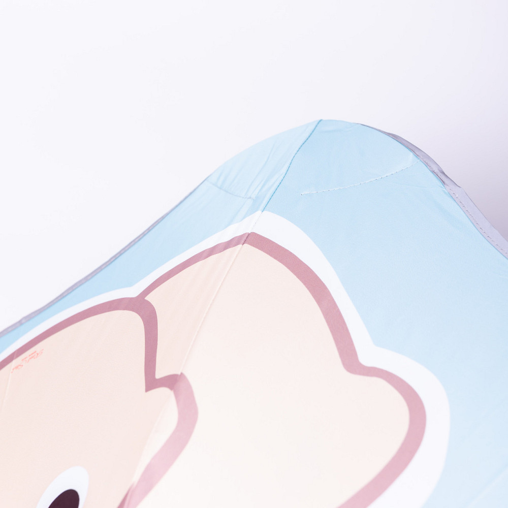 Зонт детский механический элегантный с принтом прочный надежный из полиэстера диаметр 90 см Голубой HP-23-13BL Киев - изображение 6